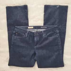 ADRIANO GOLDSHMILD WOMEN'S JEANS SIZE 30R THE ANGELINA PETITE BOOT CUT too small